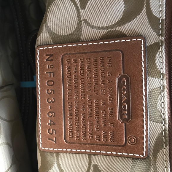 Coach briefcase tan leather vintage - Picture 4 of 7